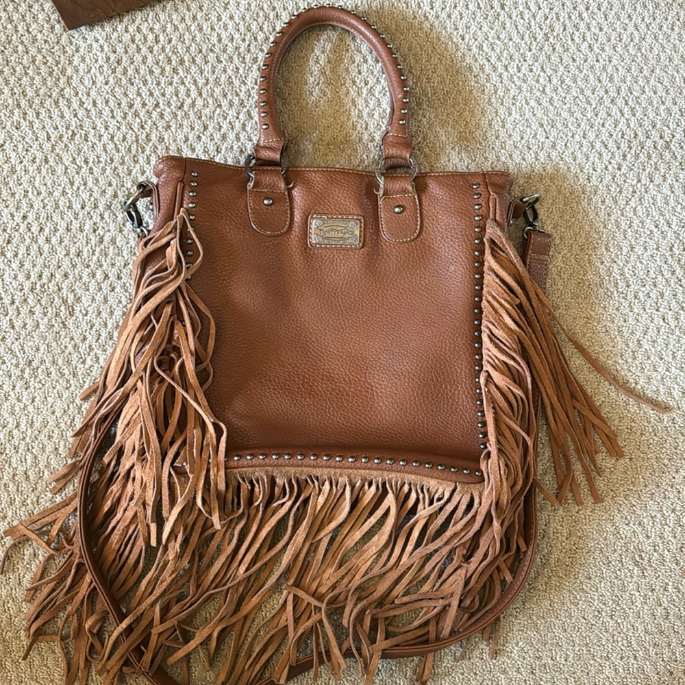 Fringe purse